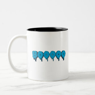 lustiger Geistertext Zweifarbige Tasse