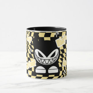 Lustiger gelber Labubou-inspirierter Becher | Cute Tasse