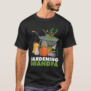 Lustiger Gemüse-Gärtner-Garten-Opa T-Shirt