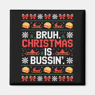 Lustiger Gen Alpha Gen Z Slang Lustiger Weihnachts Magnet