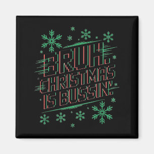 Lustiger Gen Alpha Gen Z Slang Lustiger Weihnachts Magnet