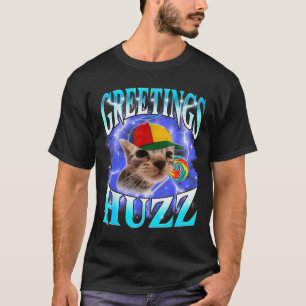 Lustiger Gen Z Gen Alpha Slang Katzen Meme Grüße H T-Shirt