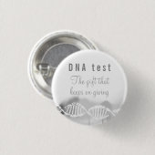 Lustiger Gentest - Das Geschenk, das immer wieder Button (Vorne & Hinten)