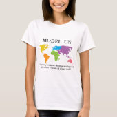Lustiger Geografie-T - Shirt Modell UNO (Vorderseite)