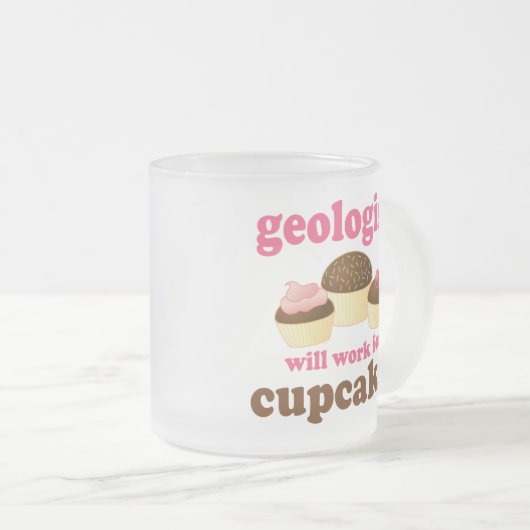 Lustiger Geologe Mattglastasse (VorderseiteRechts)