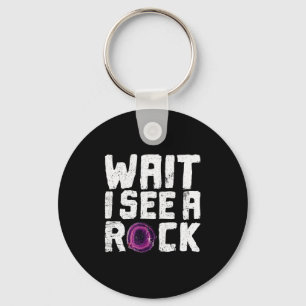 Lustiger Geologe Rock Hounding Geode Vintage-Shirt Schlüsselanhänger