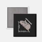 Lustiger Geometrie-Hypotenuse-Mathematik-Lehrer Magnet (Vorderseite/Rückseite)