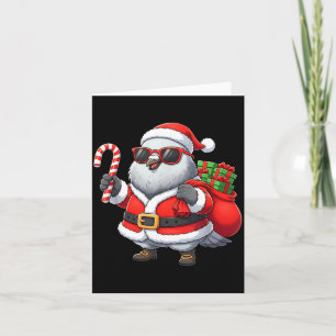 Lustiger Geon Weihnachten Santa Outfit Xmas Jungen Karte