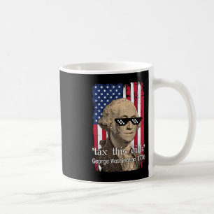 Lustiger George Washington besteuert dies D 4. Jul Kaffeetasse