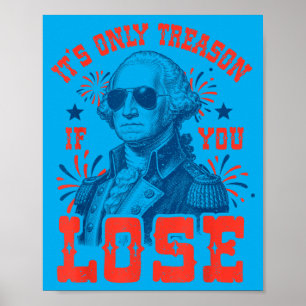 Lustiger George Washington Patriotischer Meme 4. J Poster