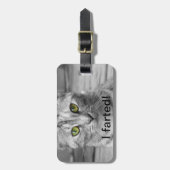 Lustiger Gepäckanhänger (Vorderseite vertikal)