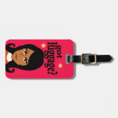 Lustiger Gepäckanhänger (Vorderseite horizontal)