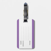 Lustiger Gepäckanhänger mit "dem Bergwerk" (Rückseite vertikal)