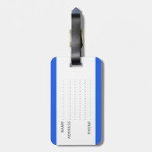 Lustiger Gepäckanhänger mit "meiner Tasche" (Rückseite vertikal)