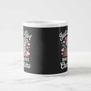 Lustiger Gepard-Zitat Jumbo-Tasse