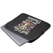 Lustiger Gepard-Zitat Laptopschutzhülle (Vorne Knopf)