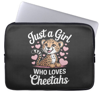 Lustiger Gepard-Zitat Laptopschutzhülle