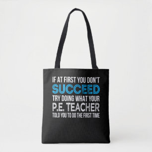 Lustiger Geschenk für Sportlehrer Tasche