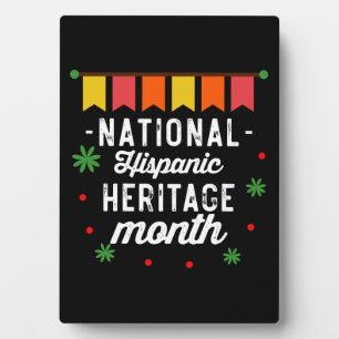 Lustiger Geschenk zum National Hispanic Heritage M Fotoplatte