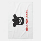 Lustiger Geschirrtuch | Kuss der Koch (Vertikal)