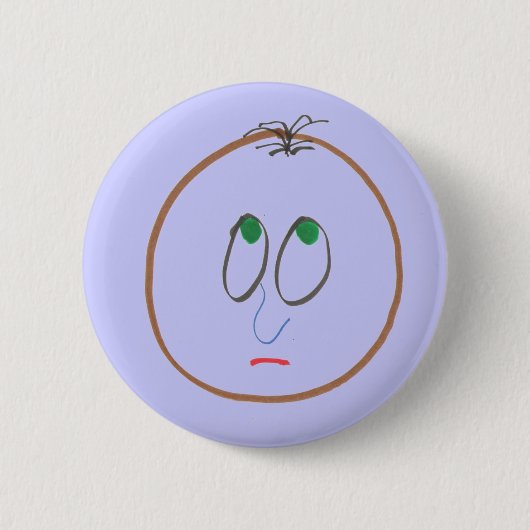 Lustiger Gesichter Knopf Button (Vorderseite)