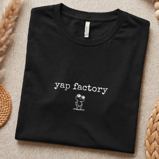 Lustiger gesprächiger Yap Humor Einfach T-Shirt