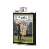 Lustiger Gewehr-Witz Donald Trump Putin Smocking Flachmann (Links)