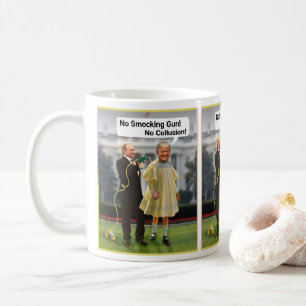 Lustiger Gewehr-Witz Donald Trump Putin Smocking Kaffeetasse