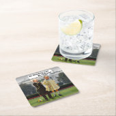 Lustiger Gewehr-Witz Donald Trump Putin Smocking Rechteckiger Pappuntersetzer (Vor Ort)