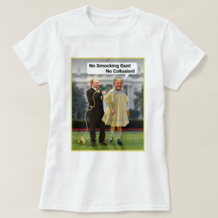 Lustiger Gewehr-Witz Donald Trump Putin Smocking T-Shirt