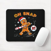 Lustiger Gingerbread Man Oh Snap 67 Baseball Meme Mousepad (Mit Mouse)