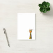 Lustiger Giraffen-Cartoon Post-it Klebezettel (Büro)