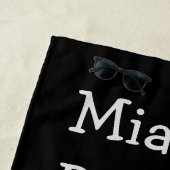 Lustiger Girly Diva-Rosa-Flamingo Strandtuch (Beispiel)