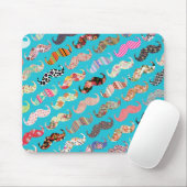 Lustiger Girly Türkis-aztekische mit Mousepad (Mit Mouse)