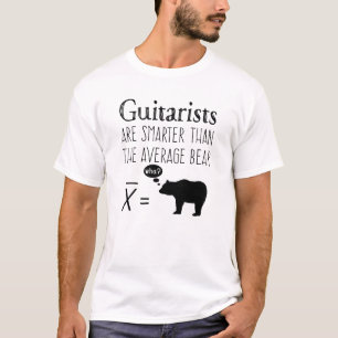 Lustiger Gitarren-T - Shirt - durchschnittlicher
