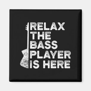 Lustiger Gitarrist Bassgitarrist Band Geschenk Män Magnet