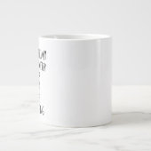 Lustiger Giveashitometer Sarkastisches Geschenk fü Jumbo-Tasse (Vorderseite)