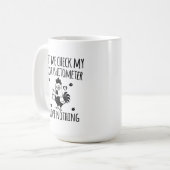 Lustiger Giveashitometer Sarkastisches Geschenk fü Kaffeetasse (Vorderseite Links)