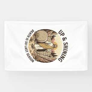Lustiger Glaube Auferstehungshöhle Vintage-Stich S Banner