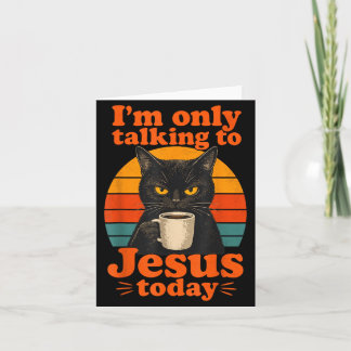 Lustiger Gläubiger Jesus Christlicher Glaube Karte