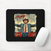 Lustiger glücklicher 4. Juli Unabhängigkeitstag Mousepad (Mit Mouse)