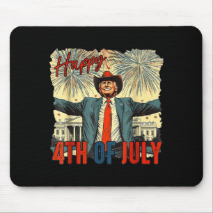 Lustiger glücklicher 4. Juli Unabhängigkeitstag Mousepad