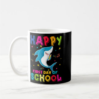 Lustiger glücklicher erster Schultag Kaffeetasse