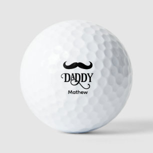 Lustiger glücklicher erster Vatertag Daddy individ Golfball
