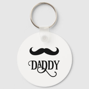 Lustiger glücklicher erster Vatertag Daddy individ Schlüsselanhänger