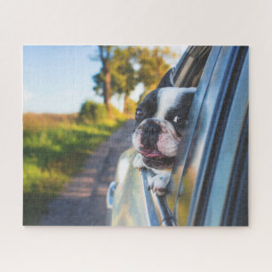 Lustiger glücklicher Französische Bulldogge Hund A Puzzle