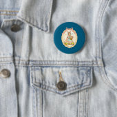 Lustiger glücklicher Hase Lustiger Kaninchen für Button (Beispiel)