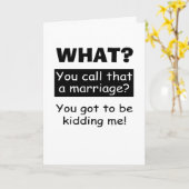 lustiger glücklicher Hochzeitstag Karte (Gelbe Blume)