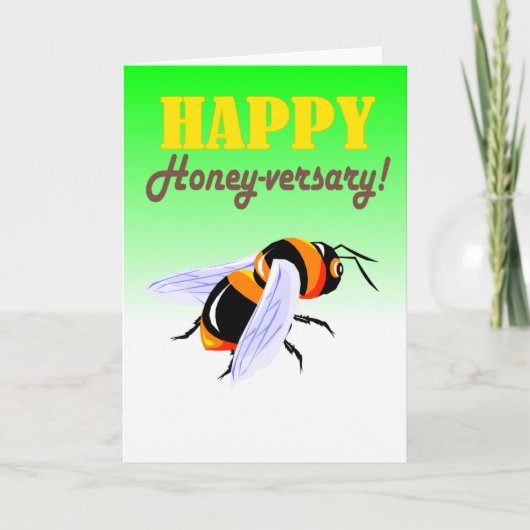 lustiger glücklicher Hochzeitstag Karte (Vorderseite)