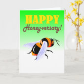 lustiger glücklicher Hochzeitstag Karte (Gelbe Blume)